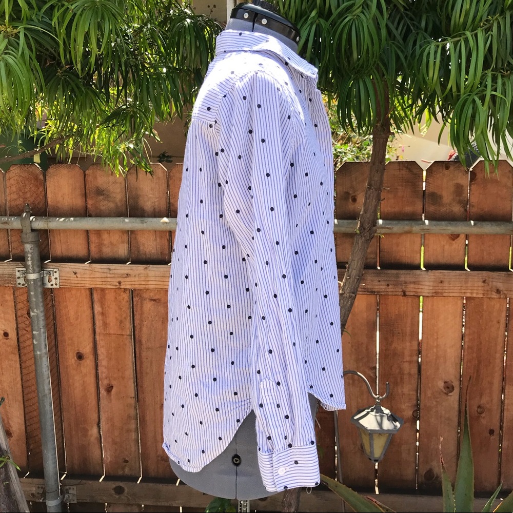 Rails Taylor Flocked Polkadot Button-Down Shirt - image 4